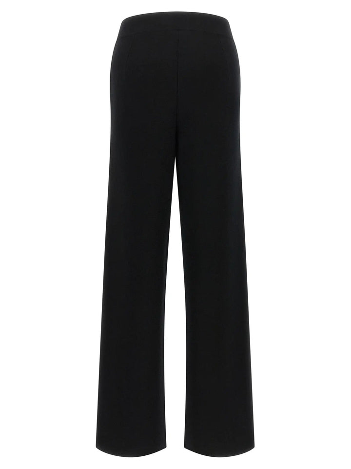 Max Mara Sample Sale | Max Mara Black Wool Casual Pants - | Designer outlet
