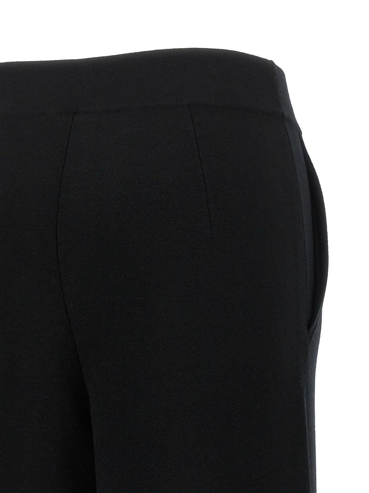 Max Mara Sample Sale | Max Mara Black Wool Casual Pants - | Designer outlet