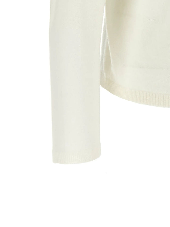 Max Mara Sample Sale | Max Mara White Virgin Wool Cardigan - | Designer outlet