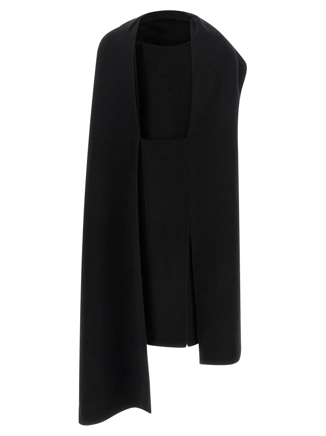 Khaite Sample Sale | Khaite Black Virgin Wool Midi Dress - | Designer outlet