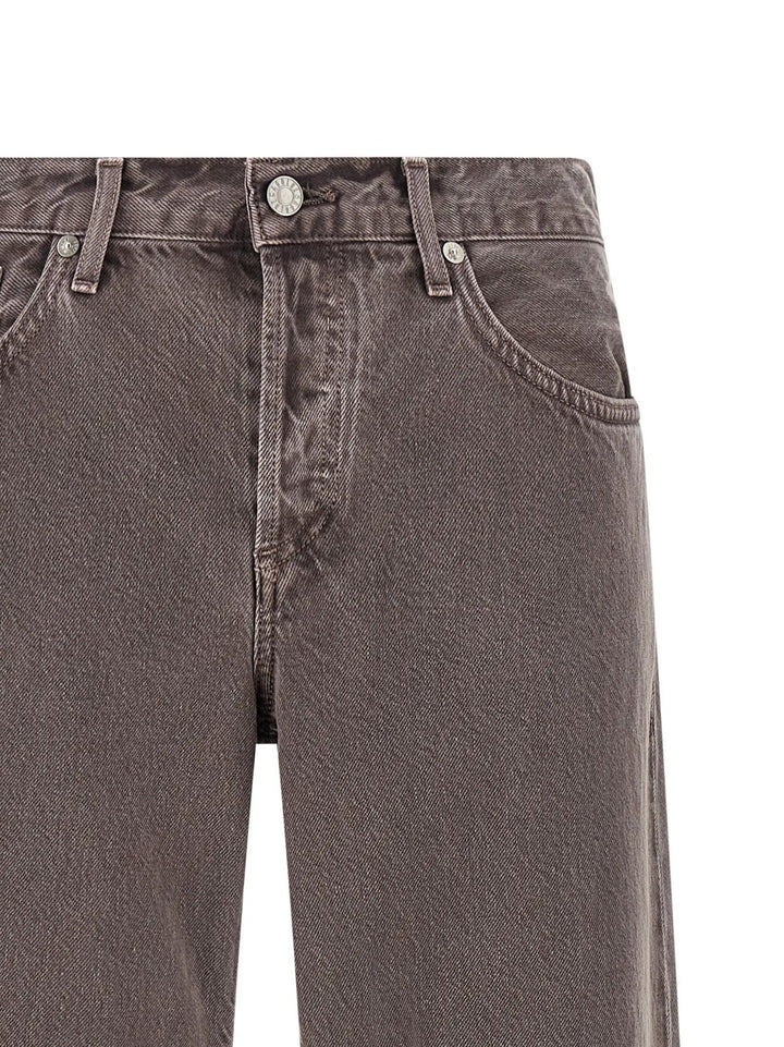 Agolde Sample Sale | Agolde Purple Cotton Relaxed Fit Jeans - | Designer outlet