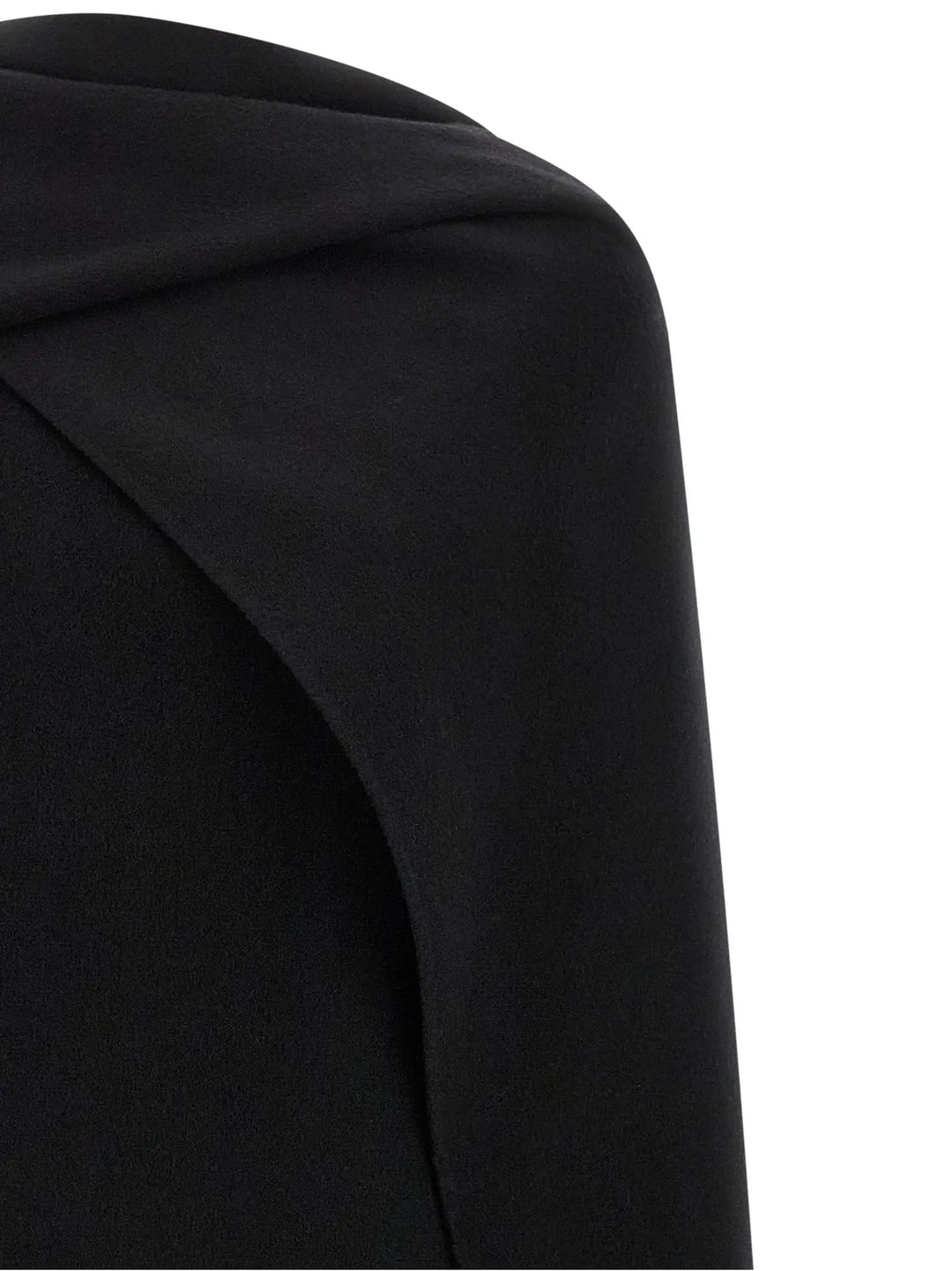 Khaite Sample Sale | Khaite Black Virgin Wool Midi Dress - | Designer outlet