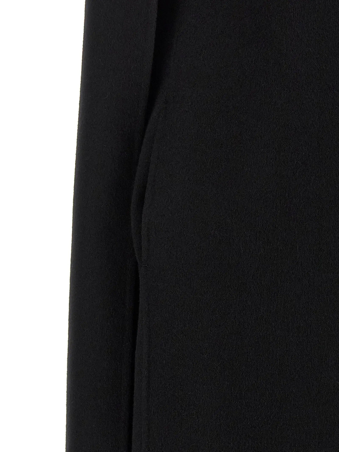 Khaite Sample Sale | Khaite Black Virgin Wool Midi Dress - | Designer outlet