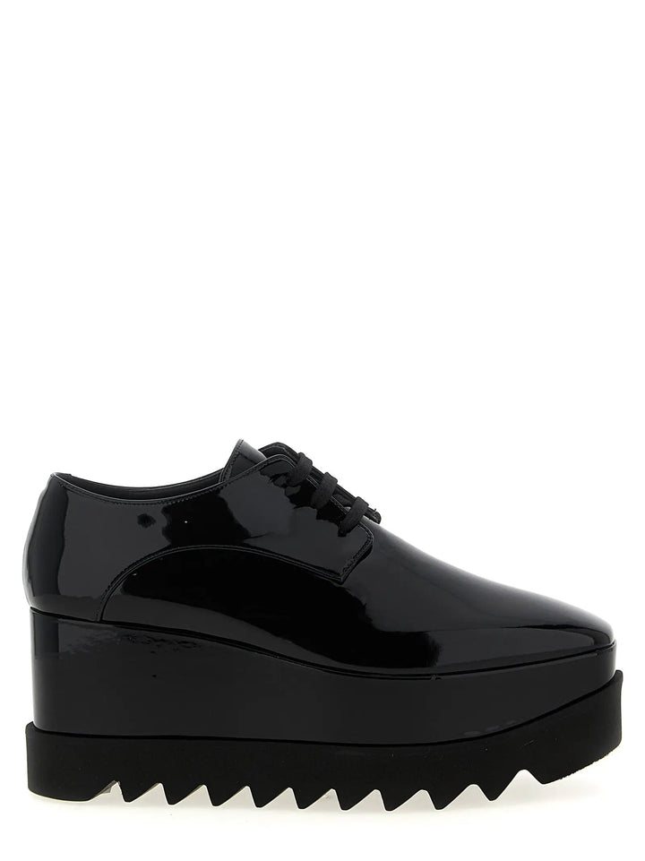 Stella McCartney Sample Sale | Stella McCartney Black Polyethylene Wedge Sandals - | Designer outlet