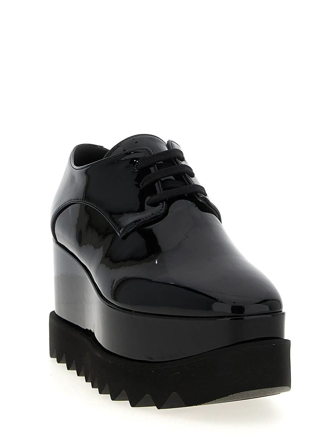 Stella McCartney Sample Sale | Stella McCartney Black Polyethylene Wedge Sandals - | Designer outlet