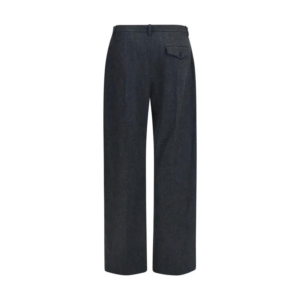 Khaite Sample Sale | Khaite Gray Wool Oves Aries Dress Pants - | Designer outlet
