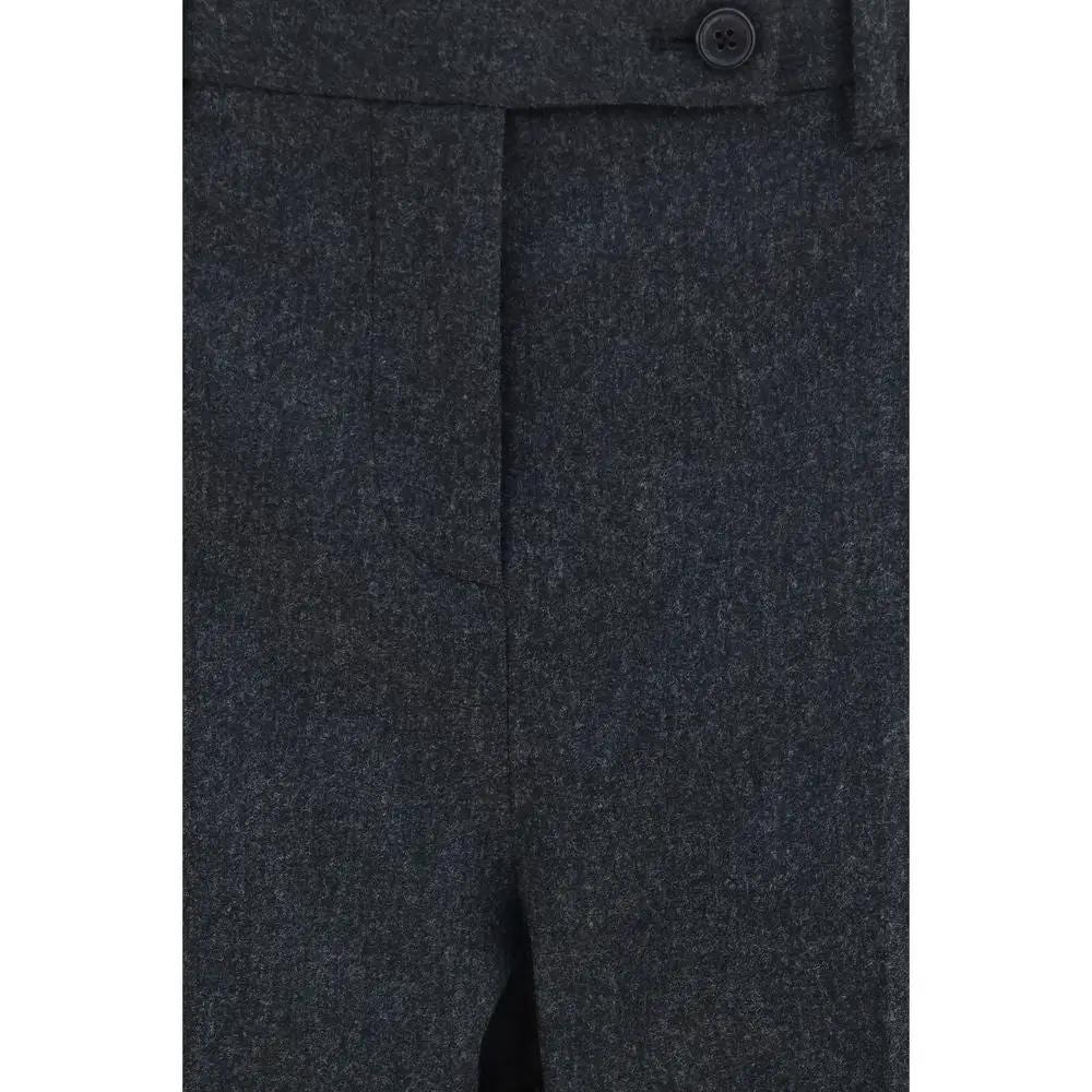 Khaite Sample Sale | Khaite Gray Wool Oves Aries Dress Pants - | Designer outlet