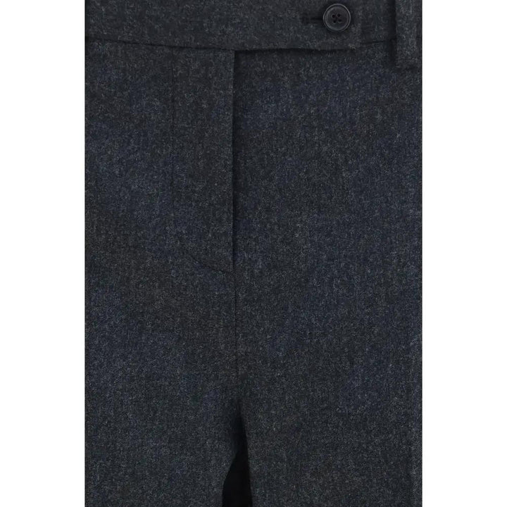 Khaite Sample Sale | Khaite Gray Wool Oves Aries Dress Pants - | Designer outlet