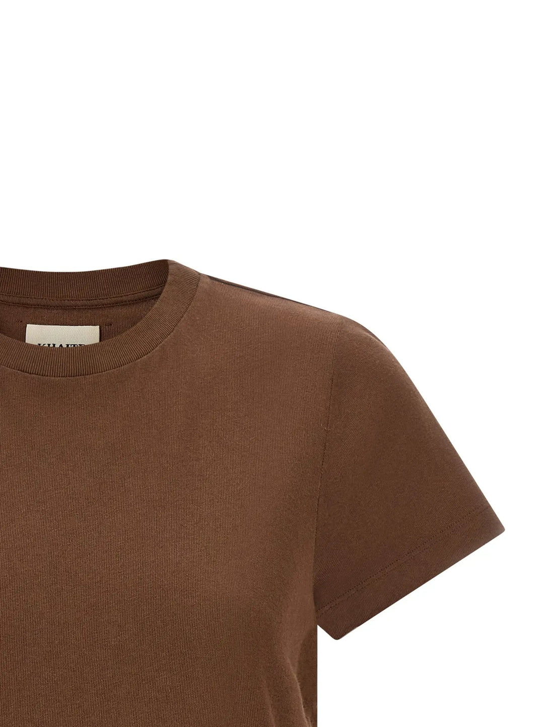 Khaite Sample Sale | Khaite Brown Cotton T-Shirt - | Designer outlet