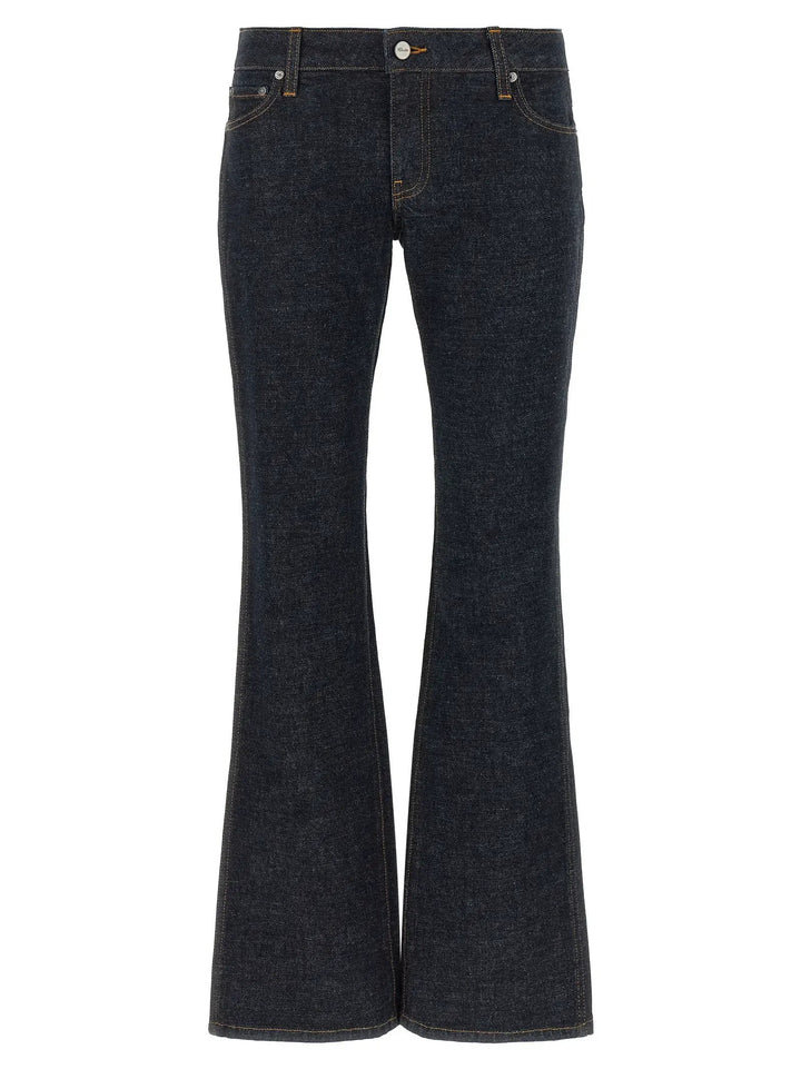 Khaite Sample Sale | Khaite Blue Cotton Flared Jeans - | Designer outlet