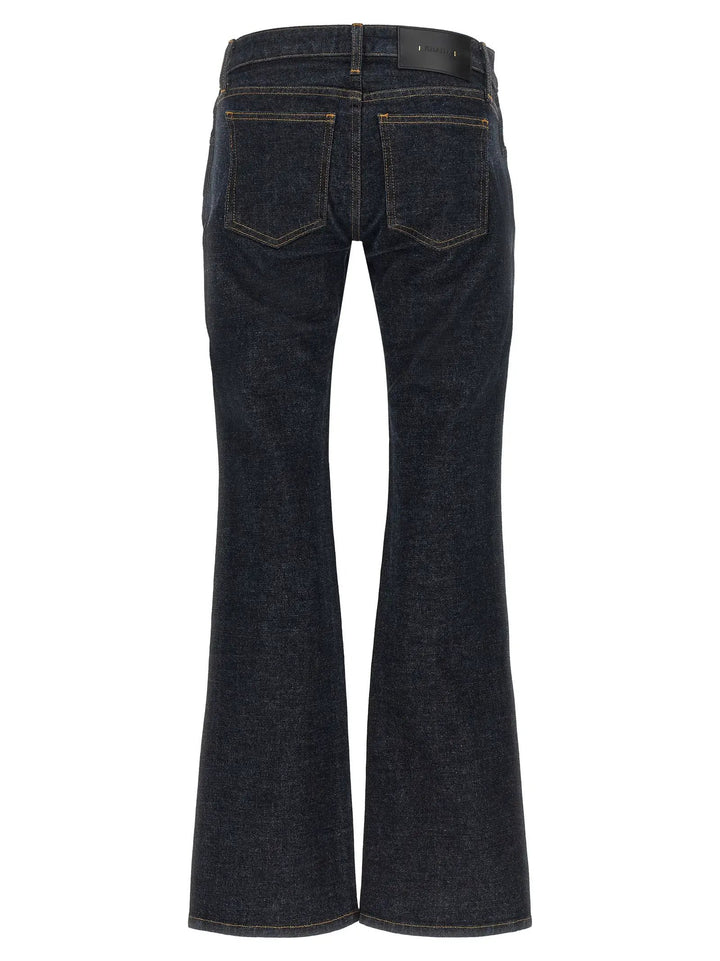 Khaite Sample Sale | Khaite Blue Cotton Flared Jeans - | Designer outlet