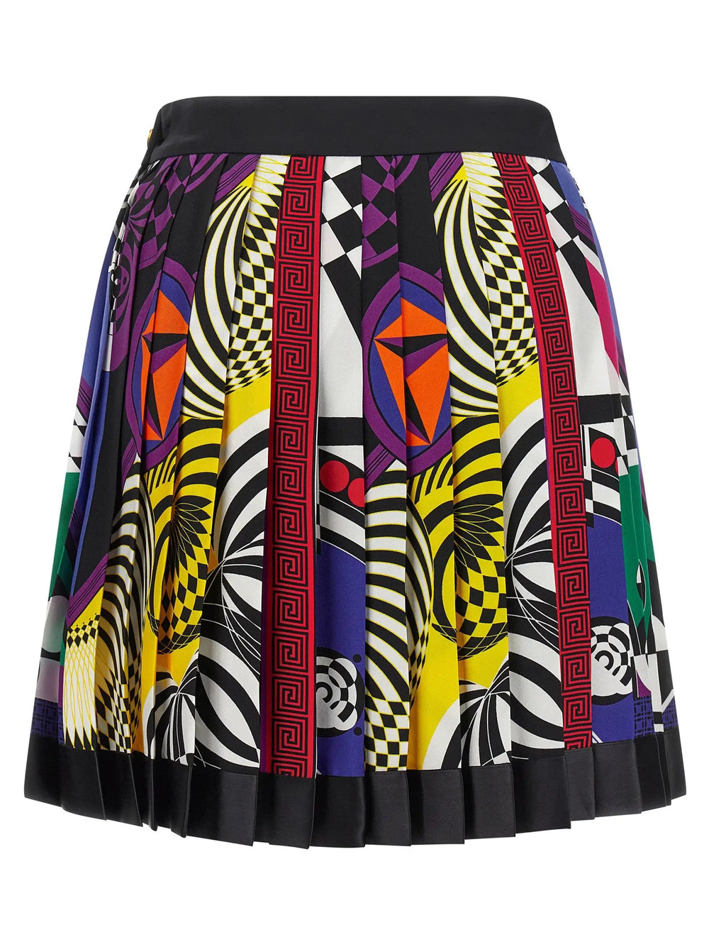 Versace Sample Sale | Versace Multicolor Silk Long Skirt - | Designer outlet