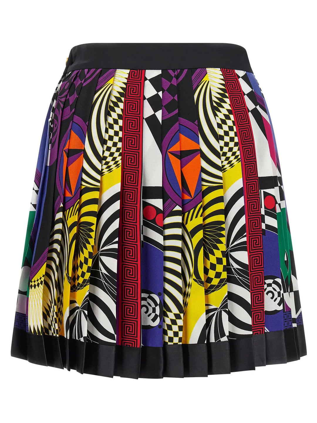 Versace Sample Sale | Versace Multicolor Silk Long Skirt - | Designer outlet