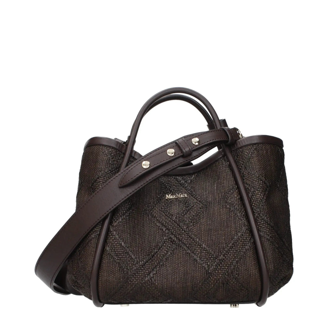 Max Mara Sample Sale | Max Mara Brown Raffia Handbag - | Designer outlet