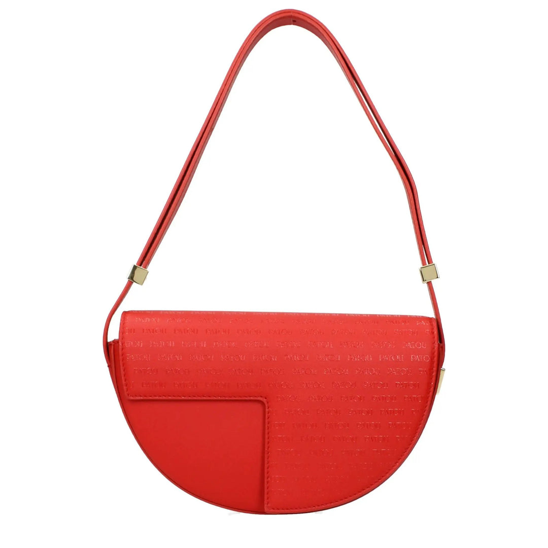 Patou Sample Sale | Patou Red Leather Shoulder Bag - | Designer outlet