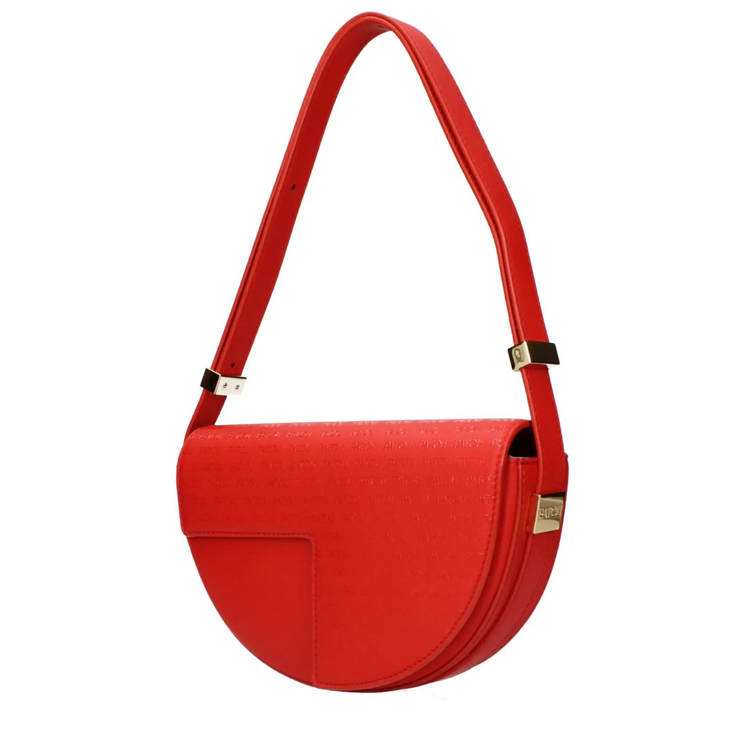 Patou Sample Sale | Patou Red Leather Shoulder Bag - | Designer outlet
