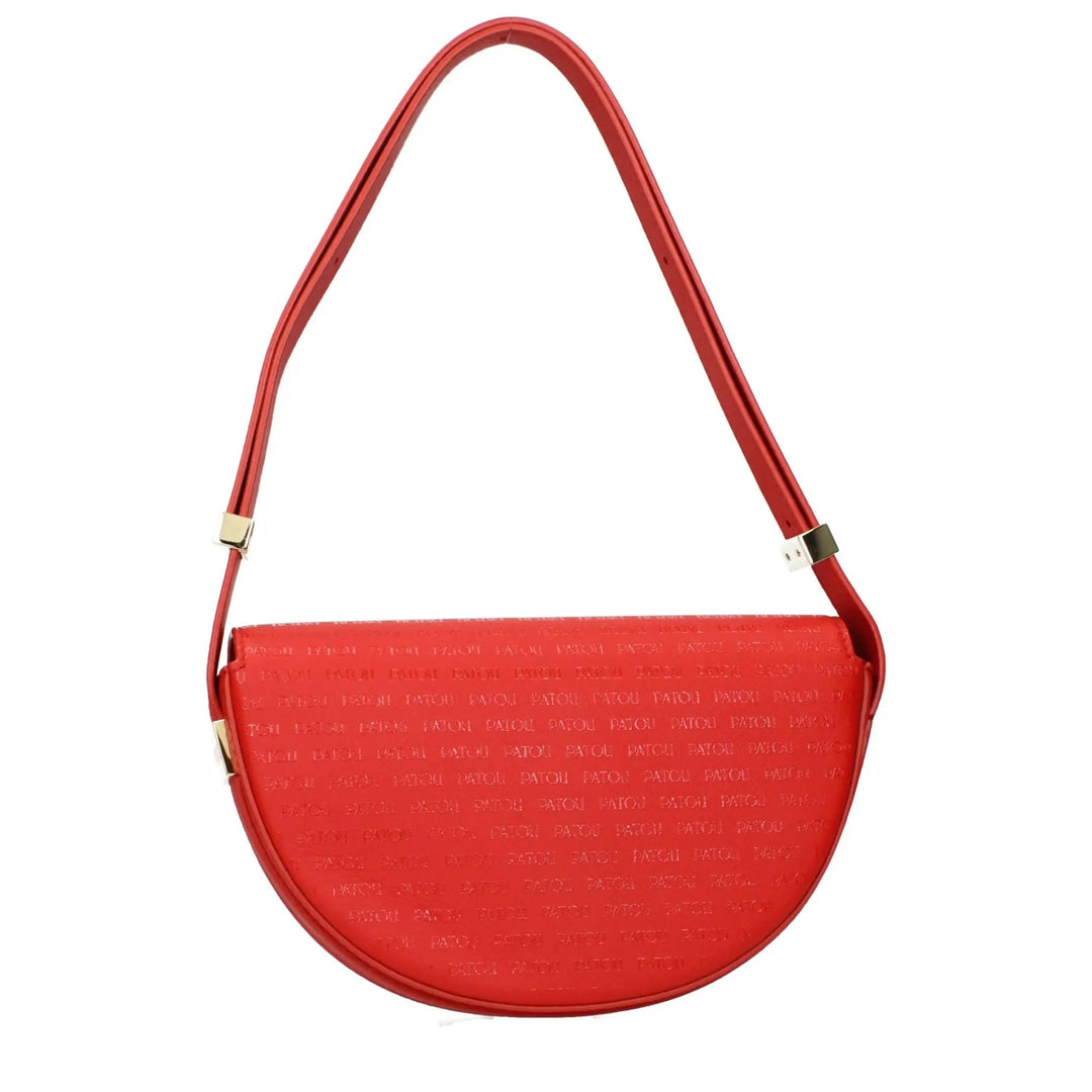 Patou Sample Sale | Patou Red Leather Shoulder Bag - | Designer outlet