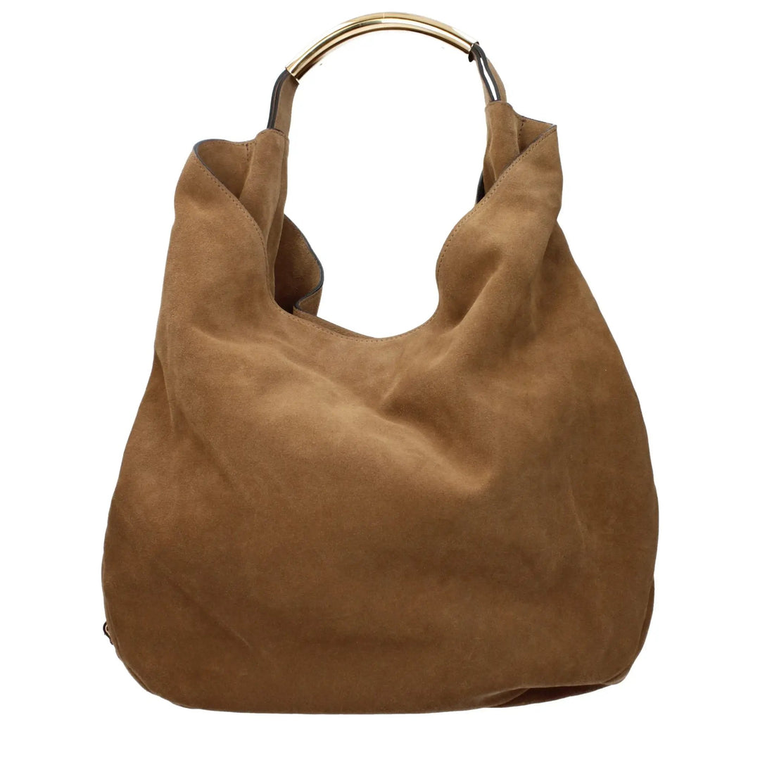 Moschino Sample Sale | Moschino Brown Leather Shoulder Bag - | Designer outlet
