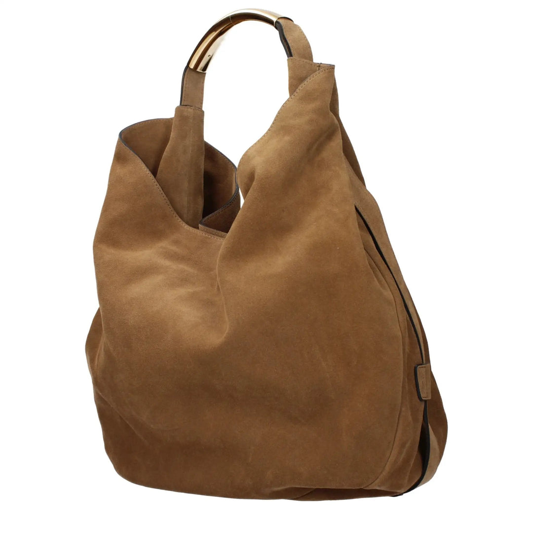 Moschino Sample Sale | Moschino Brown Leather Shoulder Bag - | Designer outlet