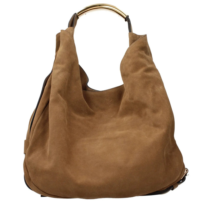Moschino Sample Sale | Moschino Brown Leather Shoulder Bag - | Designer outlet