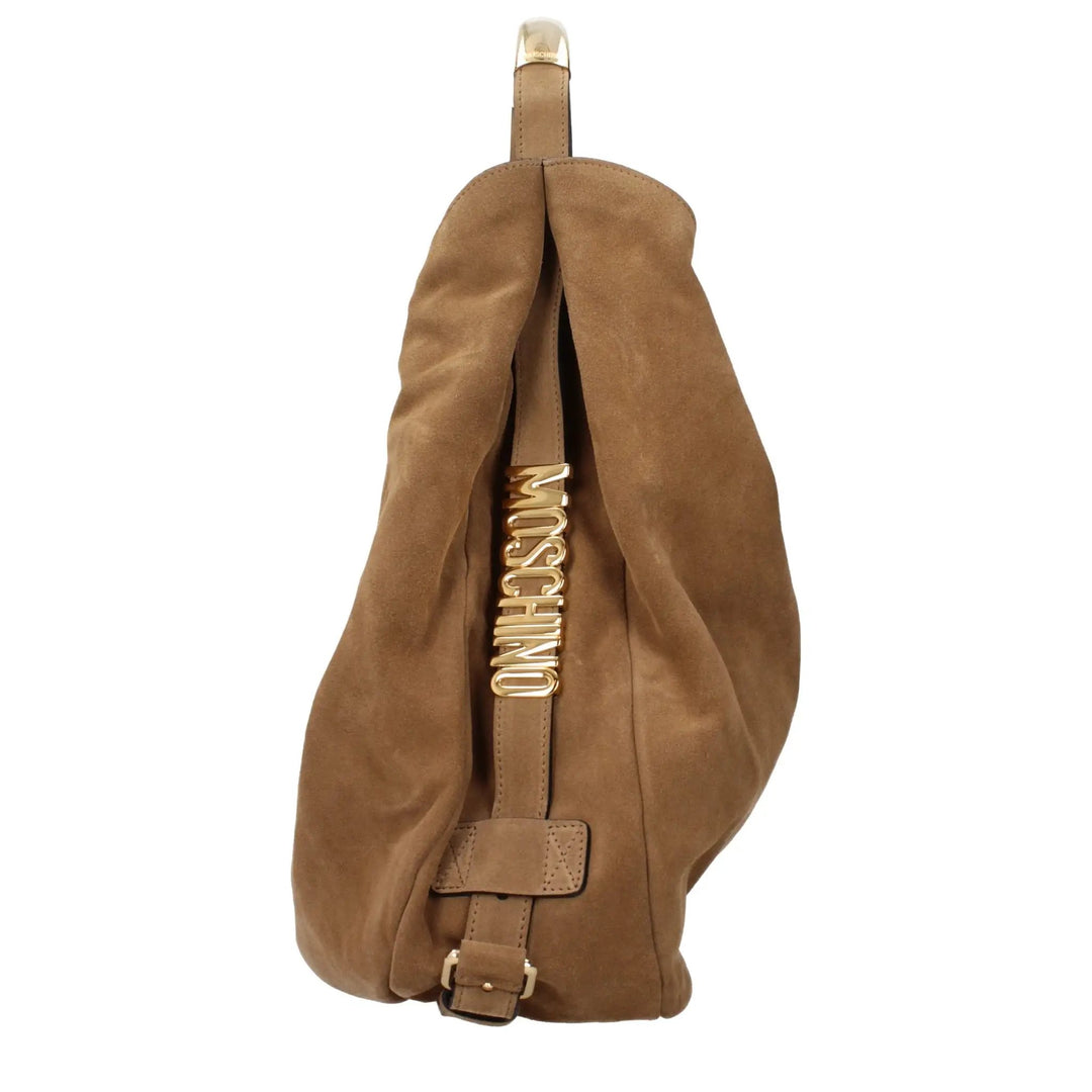 Moschino Sample Sale | Moschino Brown Leather Shoulder Bag - | Designer outlet