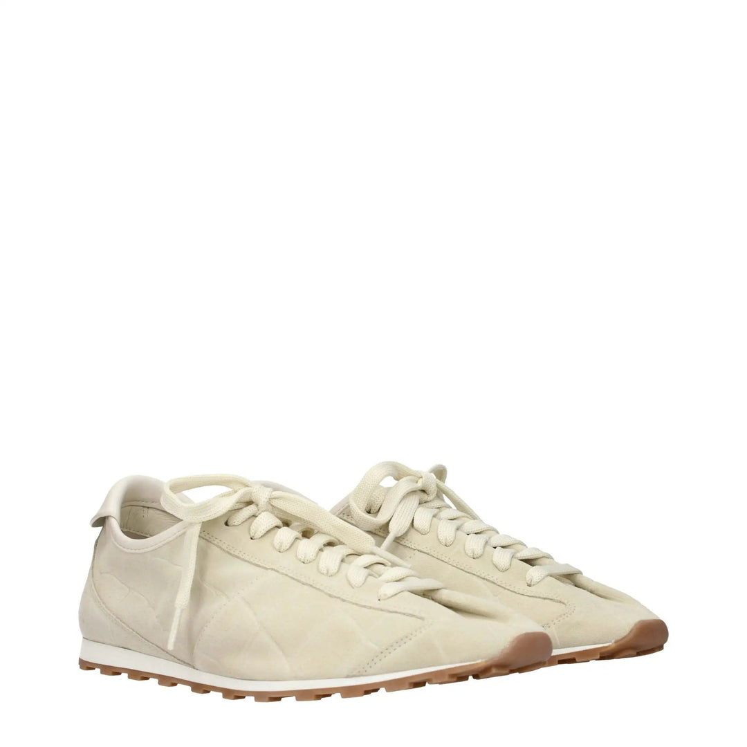 Jacquemus Sample Sale | Jacquemus Beige Leather Sneakers - | Designer outlet
