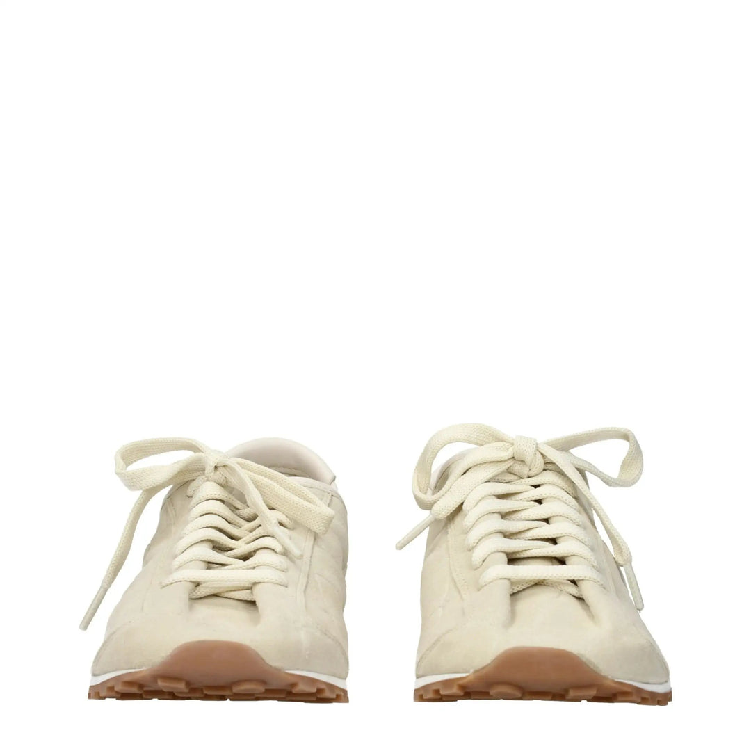Jacquemus Sample Sale | Jacquemus Beige Leather Sneakers - | Designer outlet