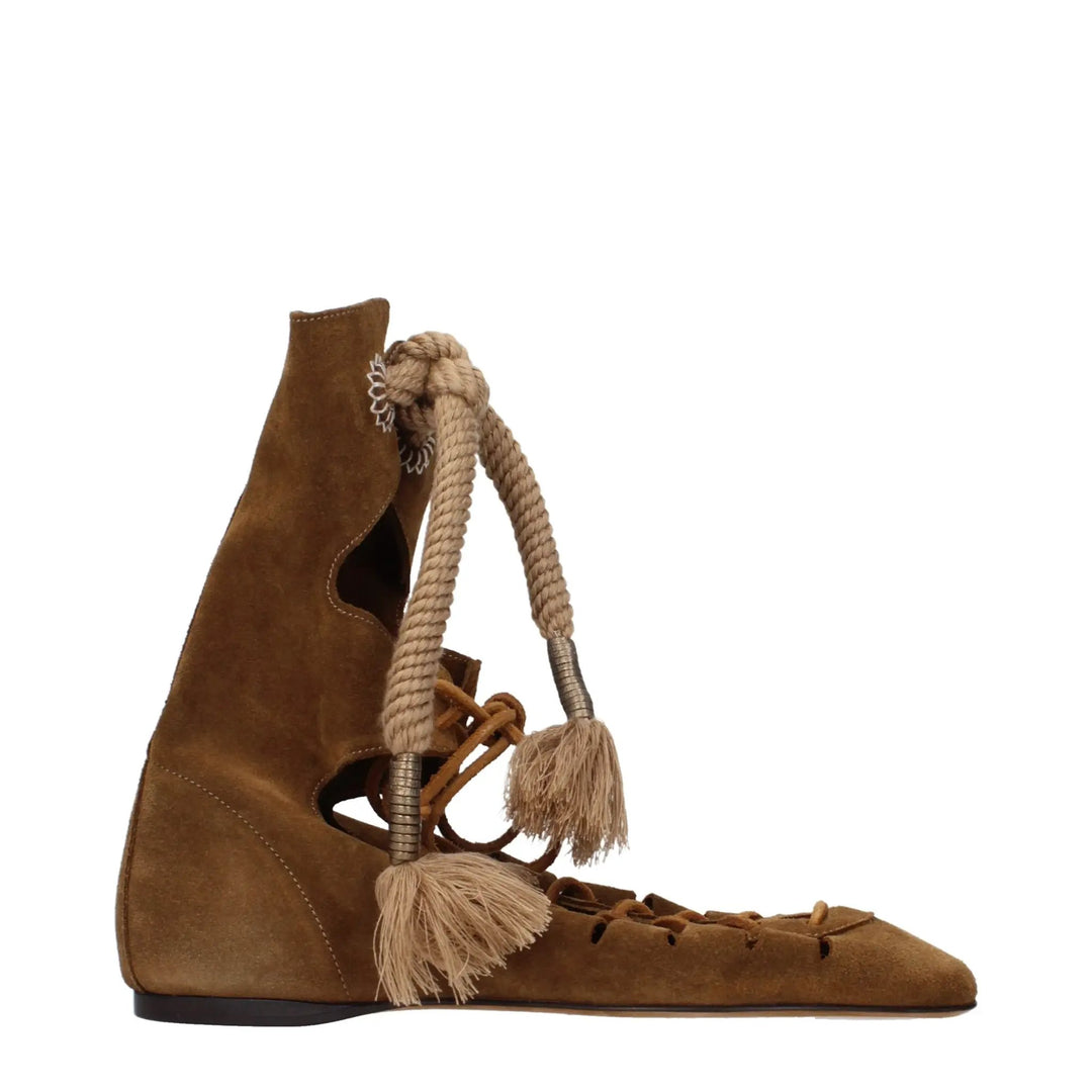Isabel Marant Sample Sale | Isabel Marant Brown Leather Ankle Boots - | Designer outlet