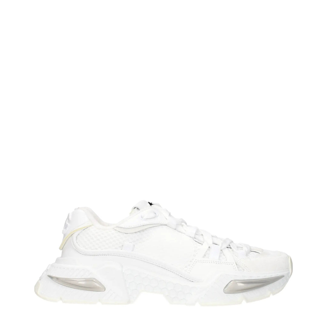 Dolce &amp; Gabbana Sample Sale | Dolce &amp; Gabbana White Fabric Athletic Sneakers - | Designer outlet