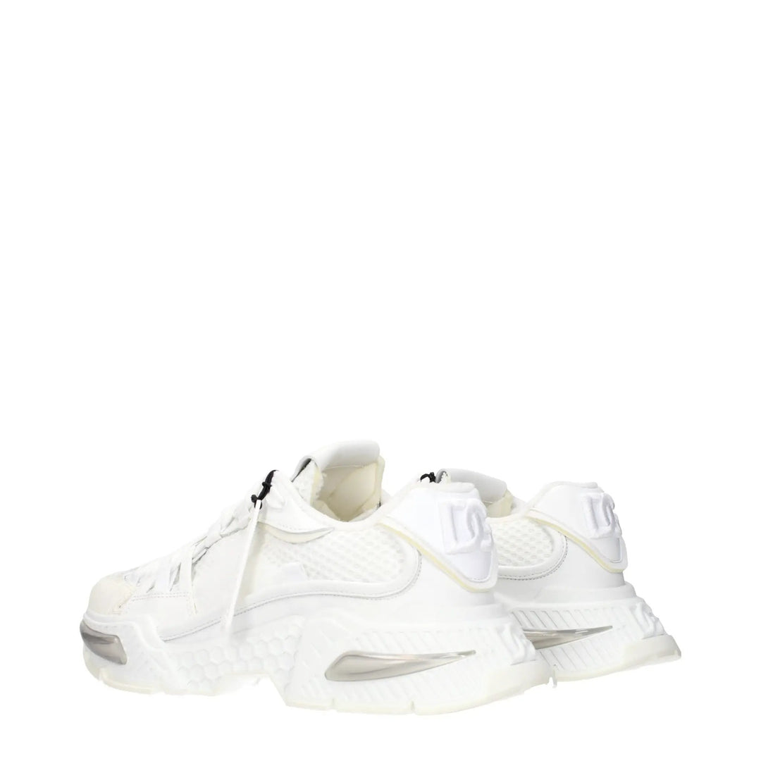 Dolce &amp; Gabbana Sample Sale | Dolce &amp; Gabbana White Fabric Athletic Sneakers - | Designer outlet