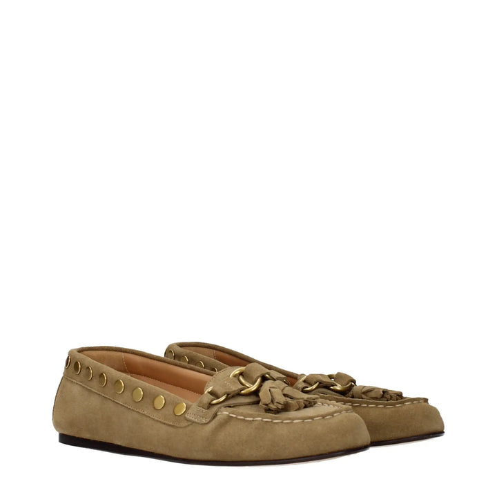 Isabel Marant Sample Sale | Isabel Marant Brown Leather Slip-On Loafers - | Designer outlet