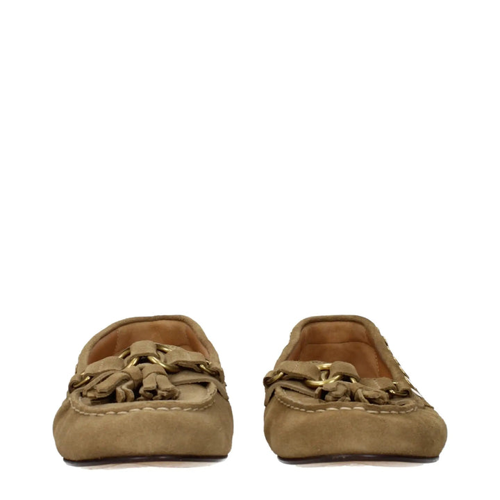 Isabel Marant Sample Sale | Isabel Marant Brown Leather Slip-On Loafers - | Designer outlet