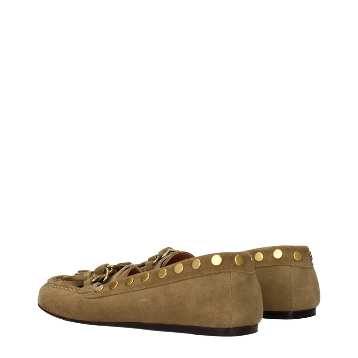 Isabel Marant Sample Sale | Isabel Marant Brown Leather Slip-On Loafers - | Designer outlet