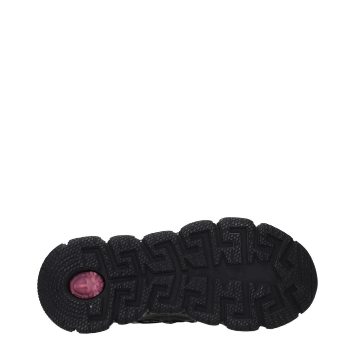 Versace Sample Sale | Versace Black Fabric Athletic Sneakers - | Designer outlet