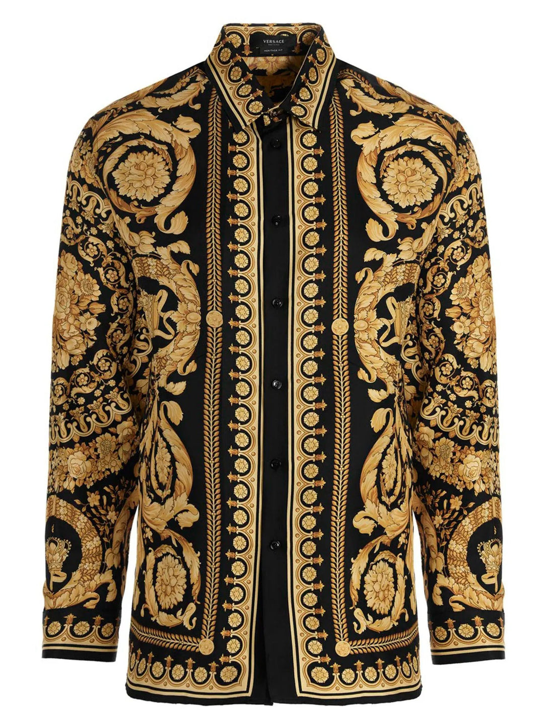 Versace Sample Sale | Versace Gold Silk Blouse - | Designer outlet