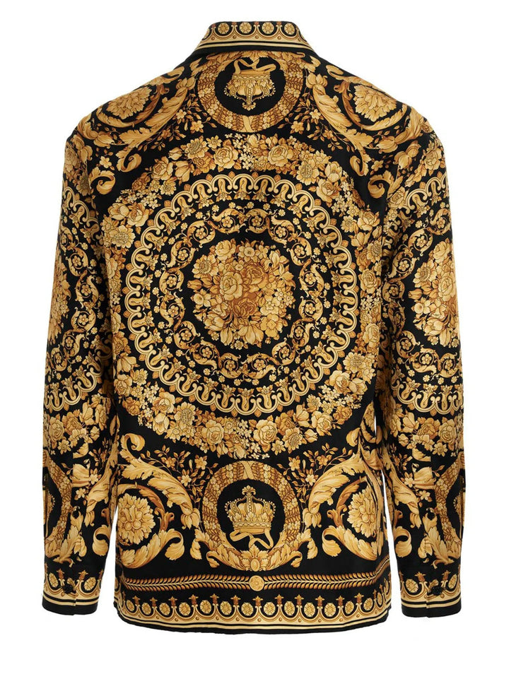 Versace Sample Sale | Versace Gold Silk Blouse - | Designer outlet
