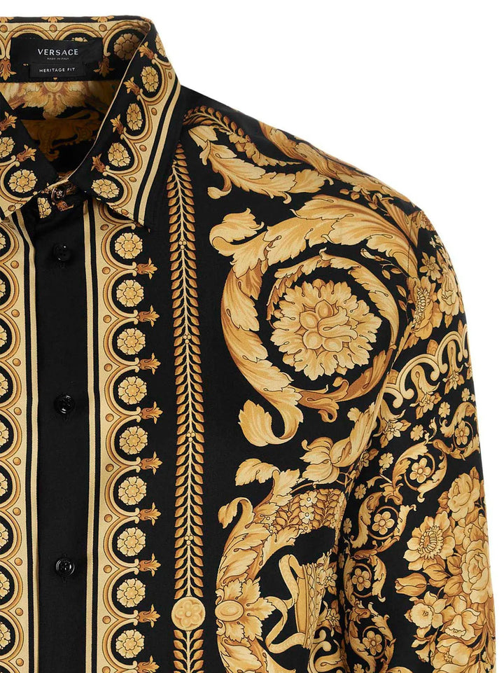 Versace Sample Sale | Versace Gold Silk Blouse - | Designer outlet