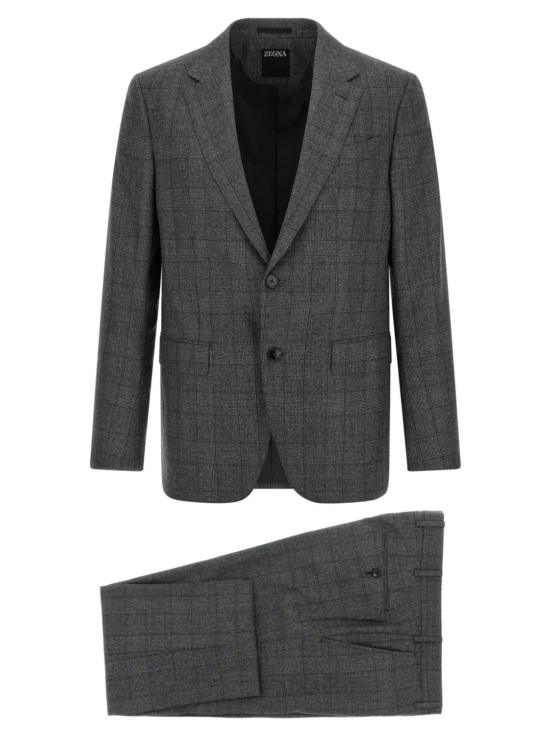ZEGNA Sample Sale | ZEGNA Gray Wool Two-Piece Suit - | Designer outlet