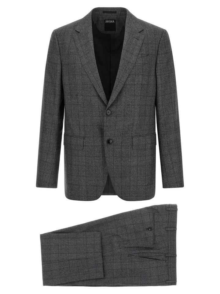 ZEGNA Sample Sale | ZEGNA Gray Wool Two-Piece Suit - | Designer outlet