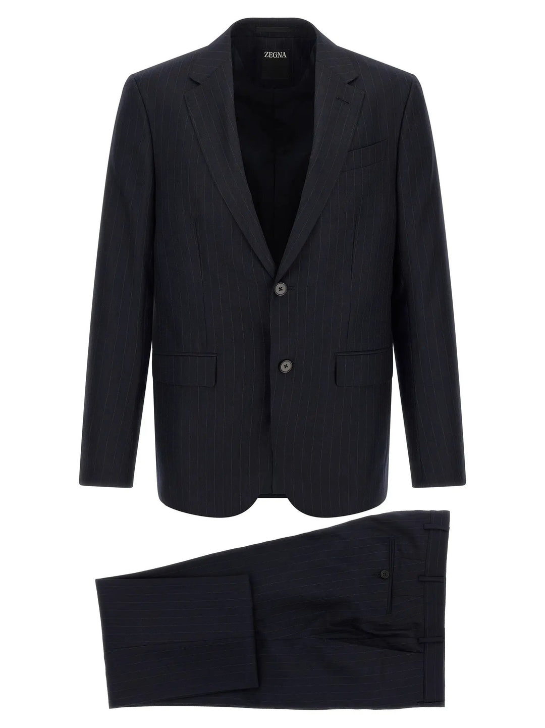 ZEGNA Sample Sale | ZEGNA Blue Wool Two-Piece Suit - | Designer outlet