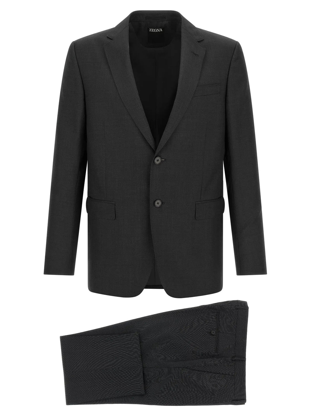 ZEGNA Sample Sale | ZEGNA Gray Wool Two-Piece Suit - | Designer outlet