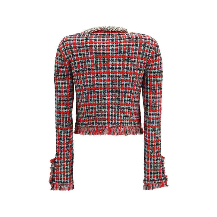 Self-Portrait Sample Sale | Self-Portrait Red Cotton Full-Length Jacket - | Designer outlet