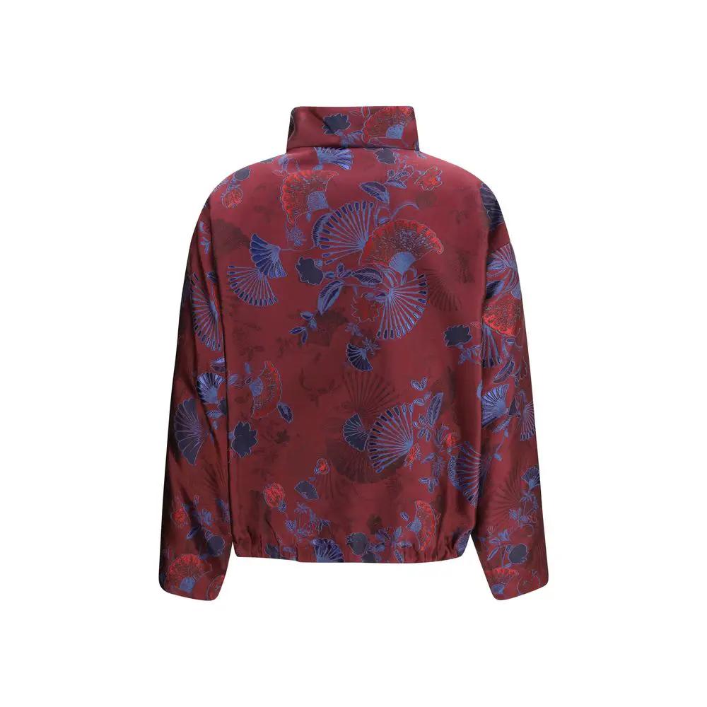 Giorgio Armani Sample Sale | Giorgio Armani Bordeaux Polyester Full-Length Jacket - | Designer outlet