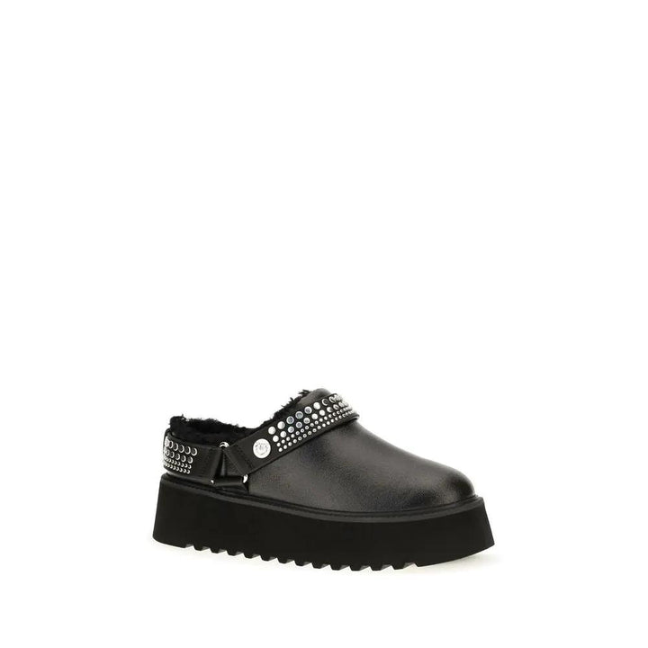 PINKO Sample Sale | PINKO Black Calf Leather Bos Taurus Clogs - | Designer outlet