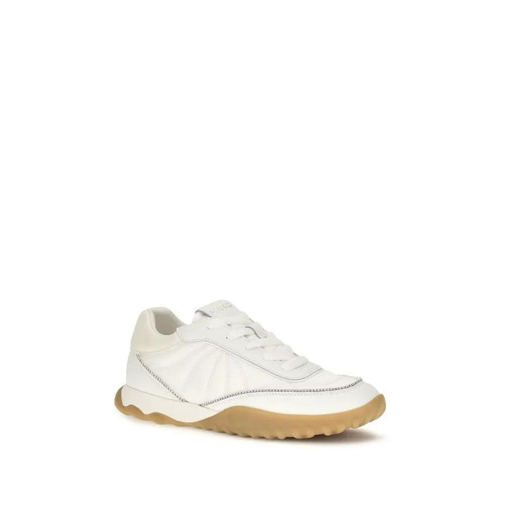 PINKO Sample Sale | PINKO White Fabric Low Top Sneakers - | Designer outlet