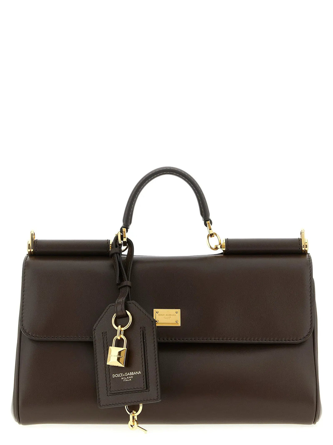 Dolce &amp; Gabbana Sample Sale | Dolce &amp; Gabbana Brown Calfskin Crossbody Bag - | Designer outlet