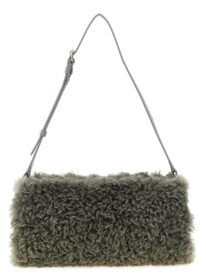 Stella McCartney Sample Sale | Stella McCartney Gray Polyester Clutch Bag - | Designer outlet