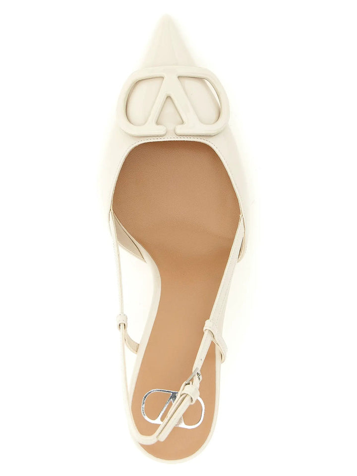 Valentino Garavani Sample Sale | Valentino Garavani White Calfskin High Heel Pumps - | Designer outlet