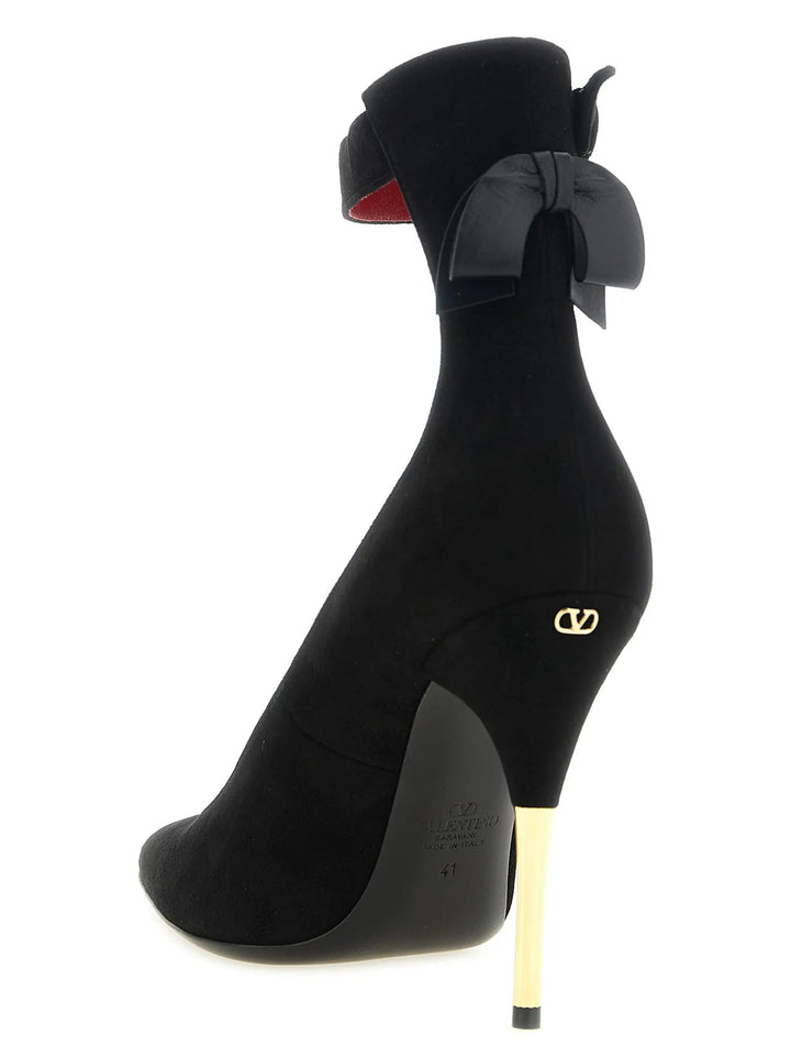 Valentino Garavani Sample Sale | Valentino Garavani Black Goatskin High Heel Pumps - | Designer outlet