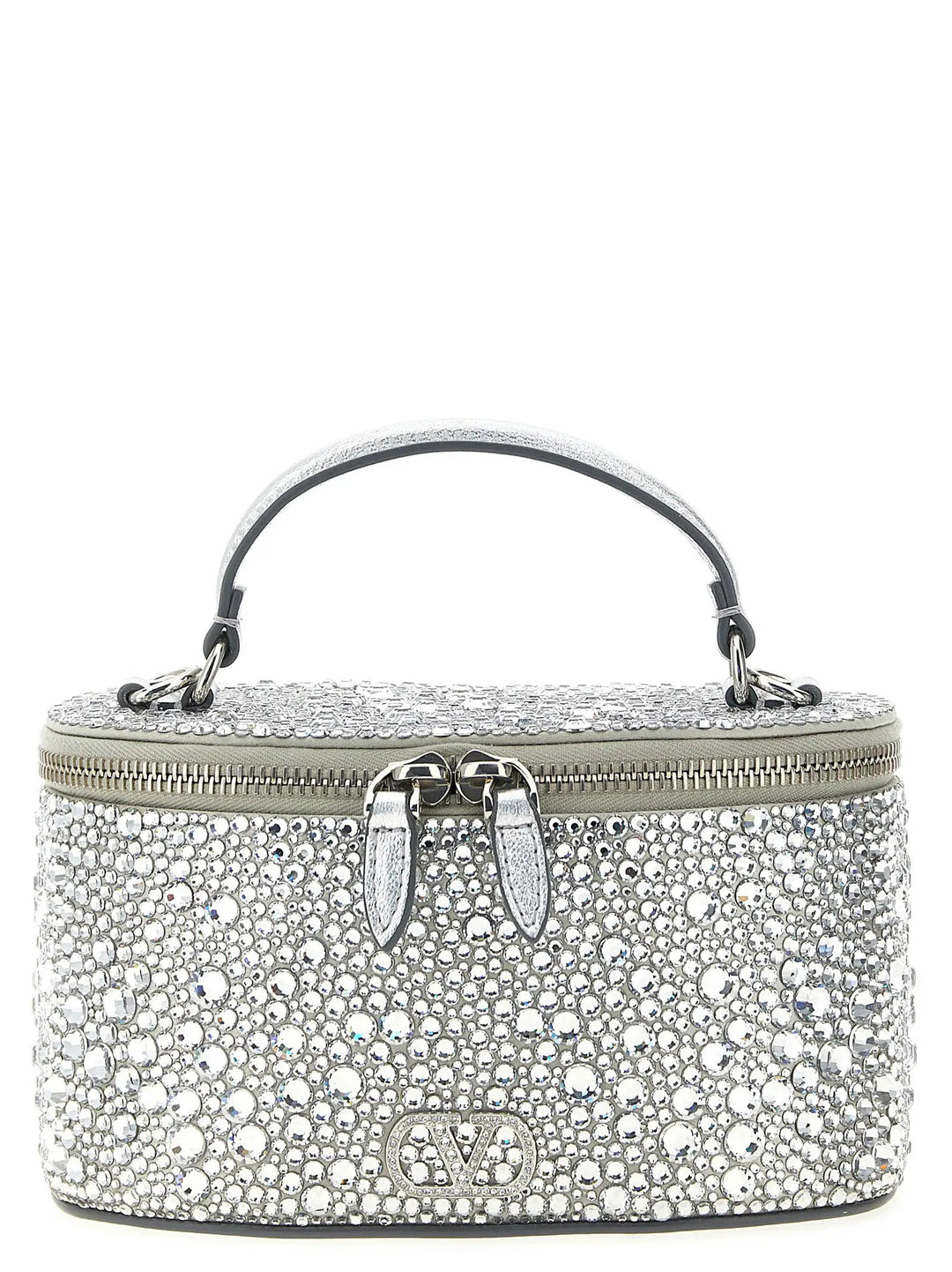 Valentino Garavani Sample Sale | Valentino Garavani Silver Viscose Handbag - | Designer outlet